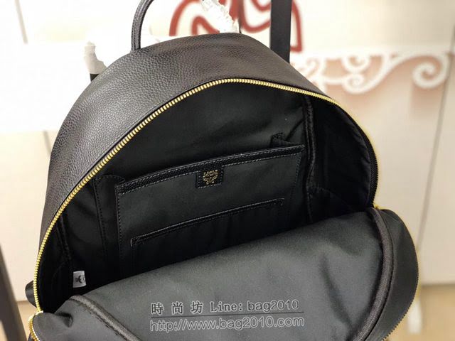 MCM雙肩包 原單 5919 2019新款 MCM全皮荔枝紋 特別定制款 3D絲印M家翅膀 MCM後背包  mdmc1434